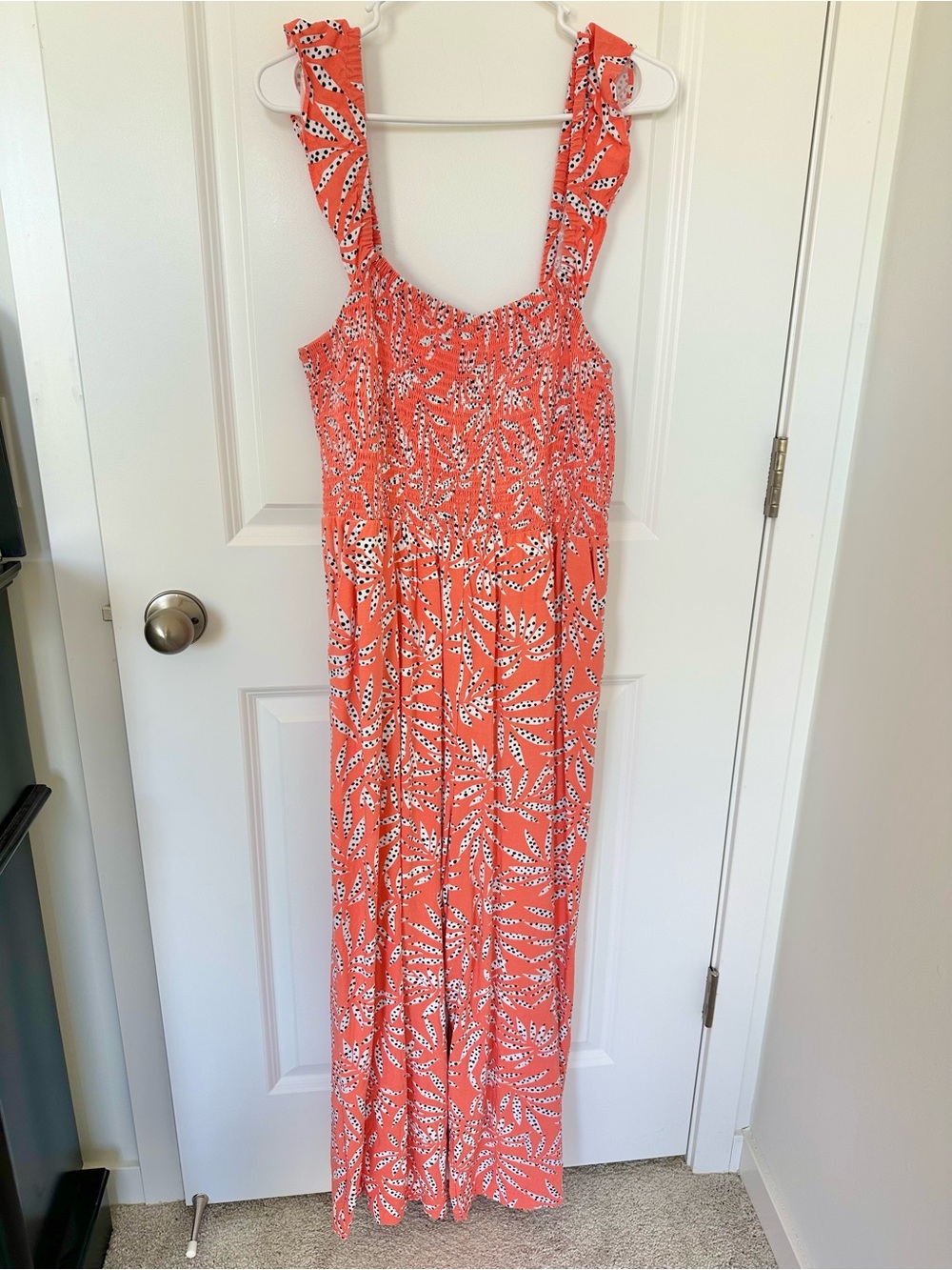 LOFT Floral Jumpsuit